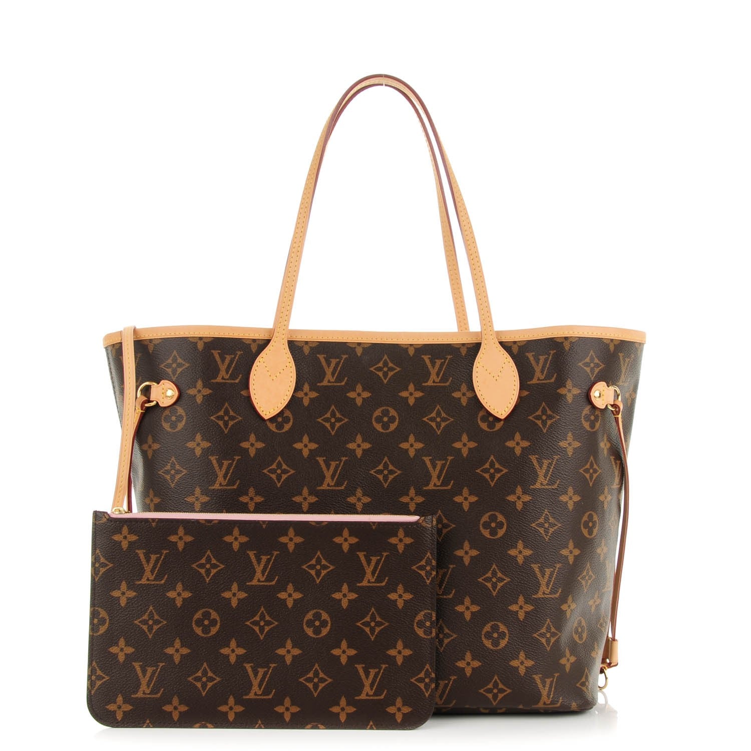 Louis Vuitton Monogram Neo Neverfull MM Rose Ballerine 2 of 10