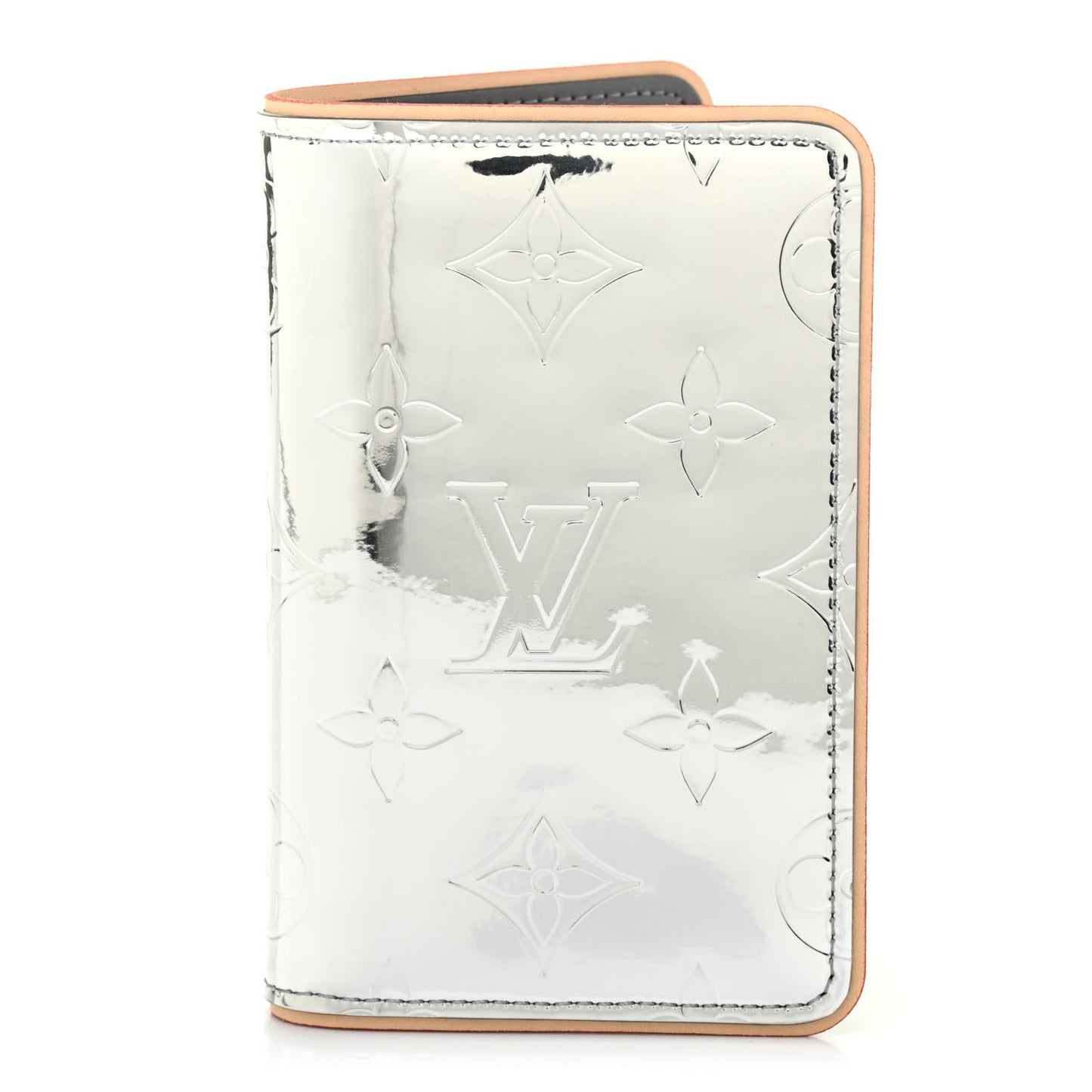 Monogram Mirror Slender Pocket Organizer