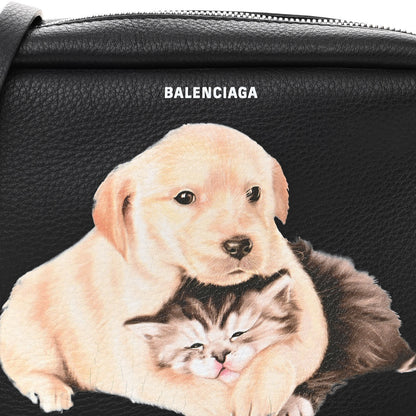 Balenciaga Calfskin Puppy And Kitten S Everyday Camera Bag Black 8 of 10