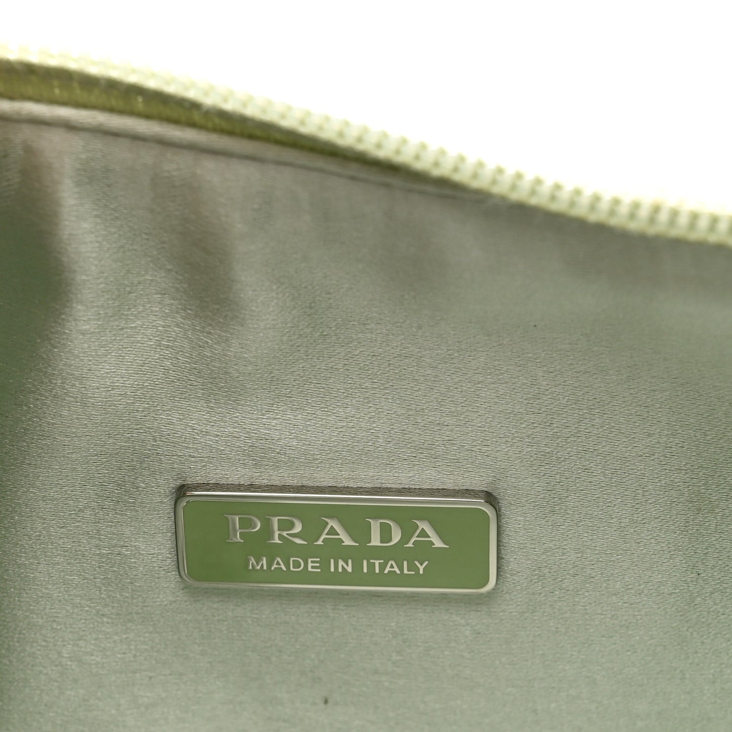 Satin Crystal Mini Re-Edition 2000 Bag Acqua