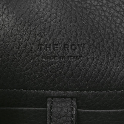 The Row Grained Calfskin Soft Margaux 10 Bag Black 4 of 7