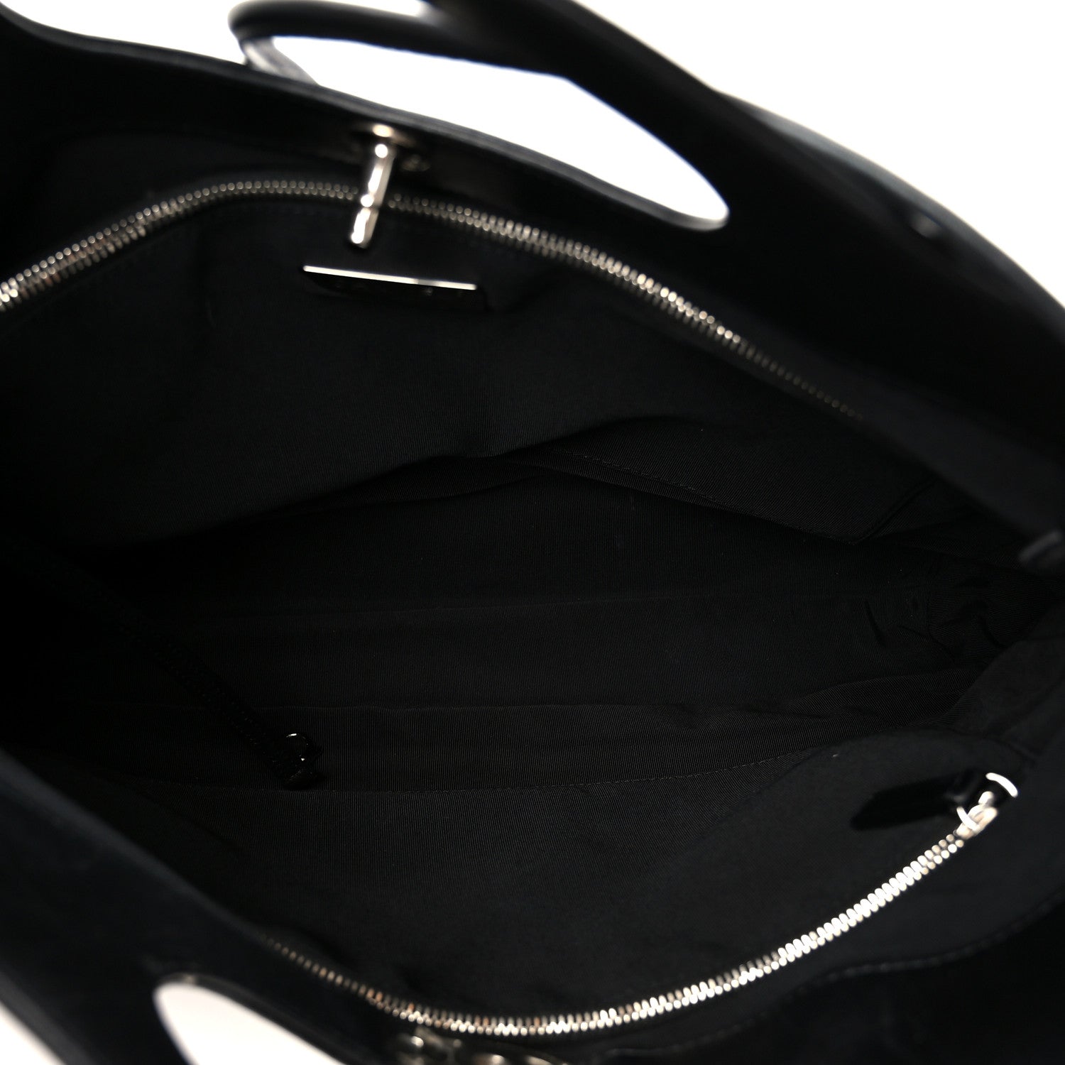 Chanel Crumpled Calfskin Quilted 31 Large Shopping Bag Black 5 of 10