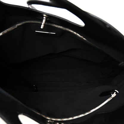 Chanel Crumpled Calfskin Quilted 31 Large Shopping Bag Black 5 of 10