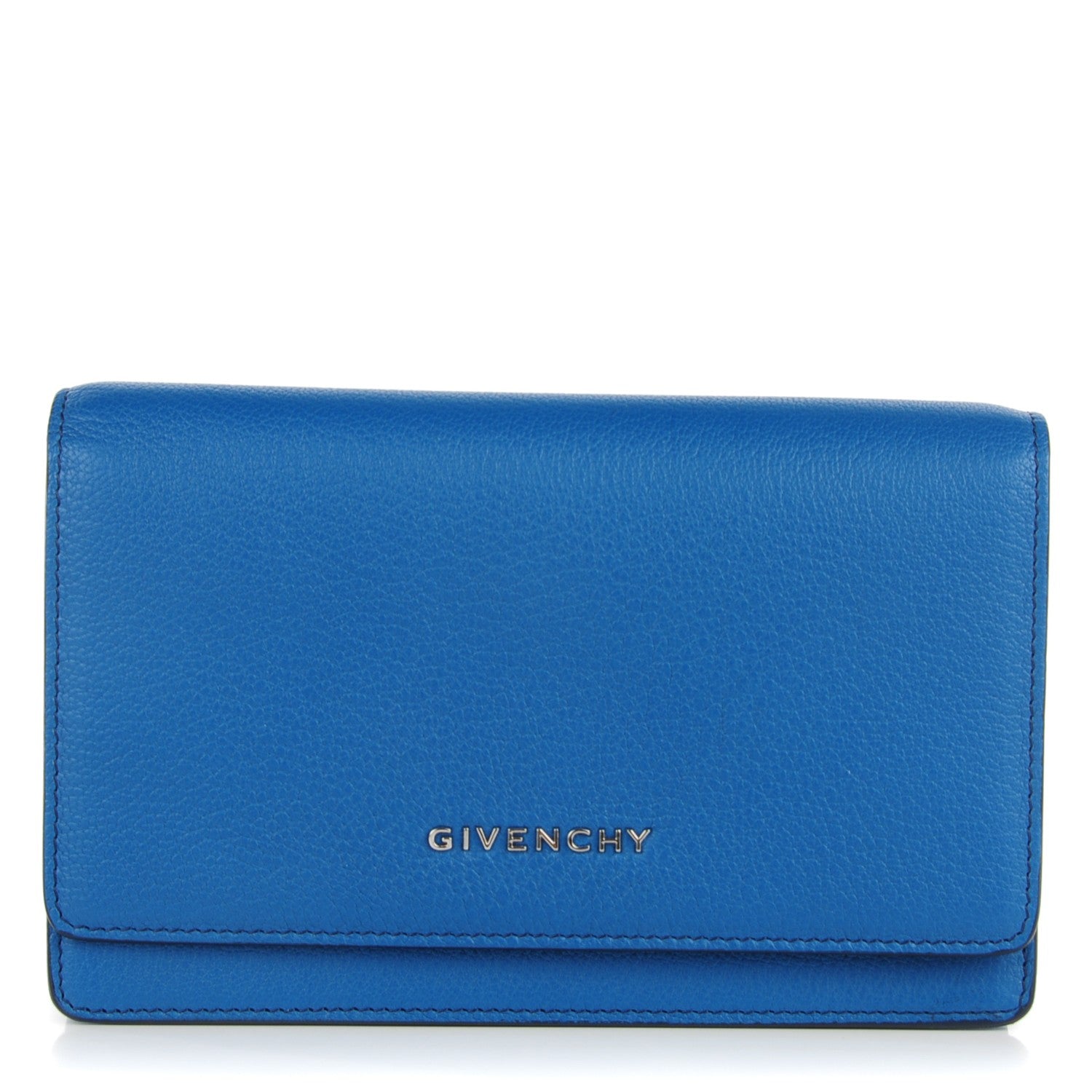 Givenchy Sugar Goatskin Pandora Chain Wallet Dark Blue 1 of 8