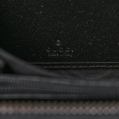 Gucci Dollar Calfskin GG Marmont Zip Around Wallet Black 6 of 12