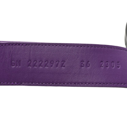 Hermes Suede Goatskin Womens Chypre Sandals 36 Marine Violet Majorette 8 of 9