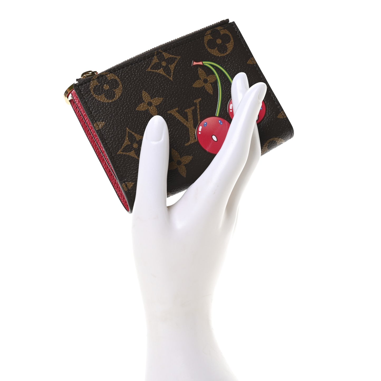 LV X TM Monogram Cerises Lisa Wallet