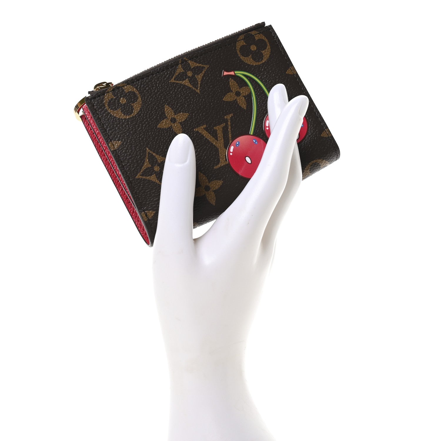 Louis Vuitton LV X TM Monogram Cerises Lisa Wallet 2 of 7