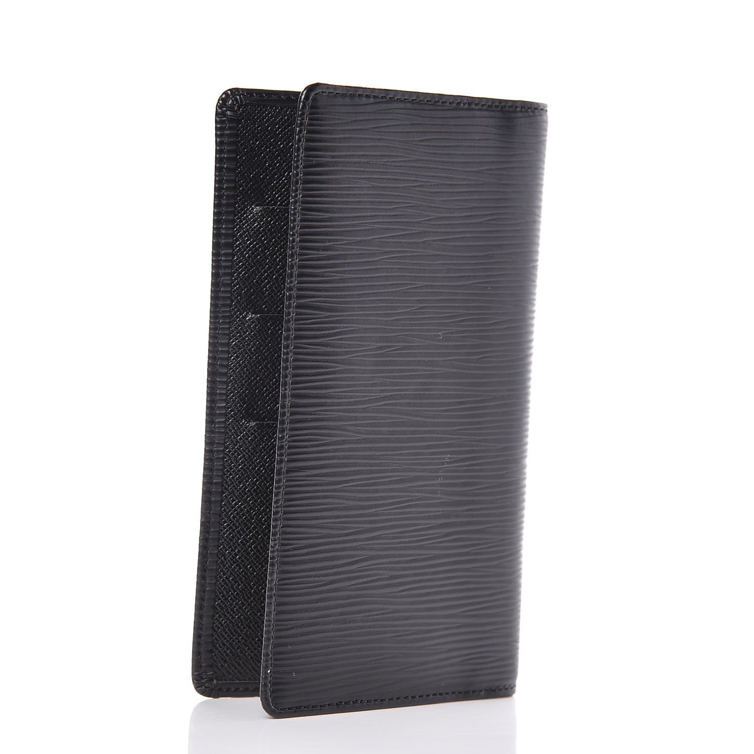 Louis Vuitton Epi Checkbook Cover Black 3 of 6