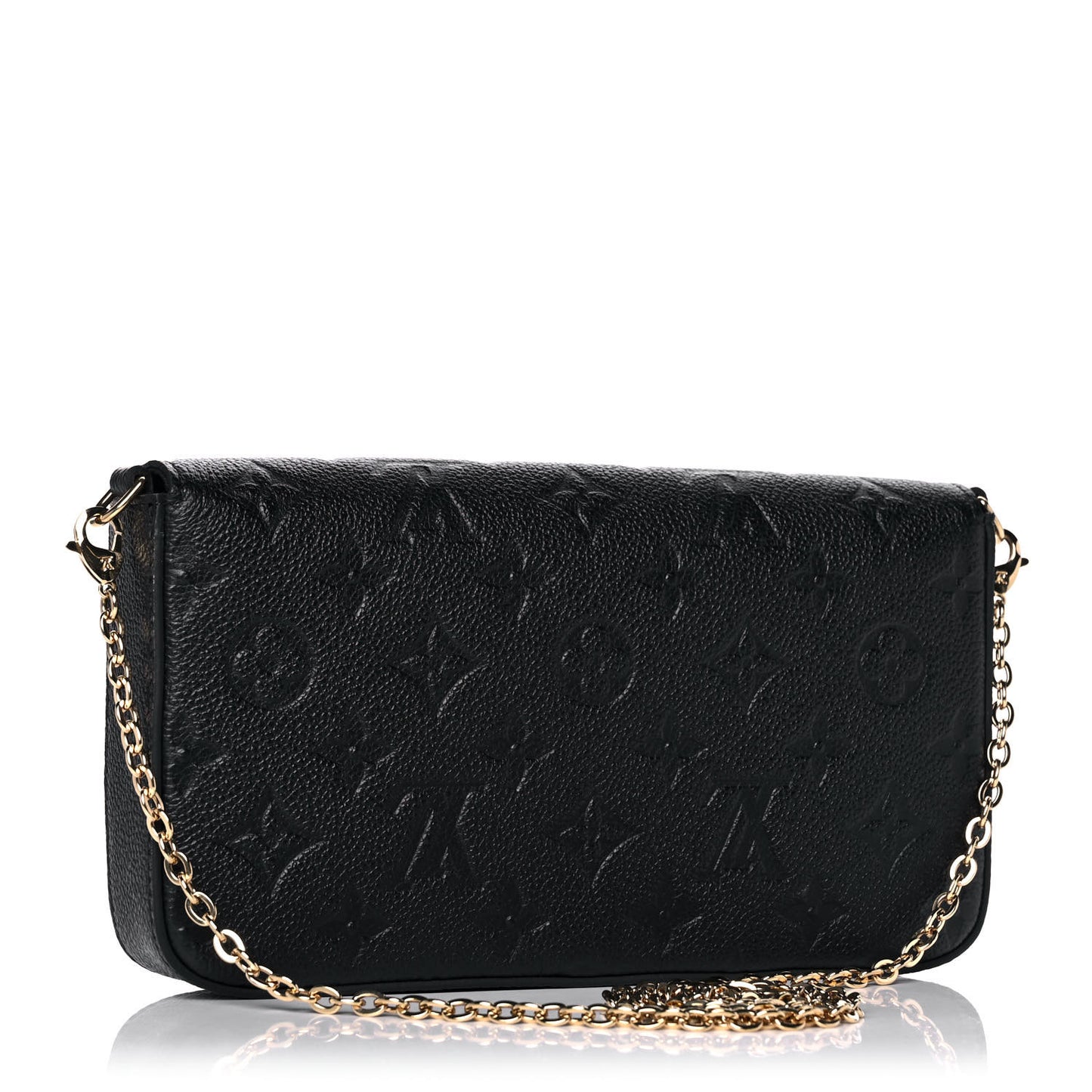 Empreinte Pochette Felicie Chain Wallet Black