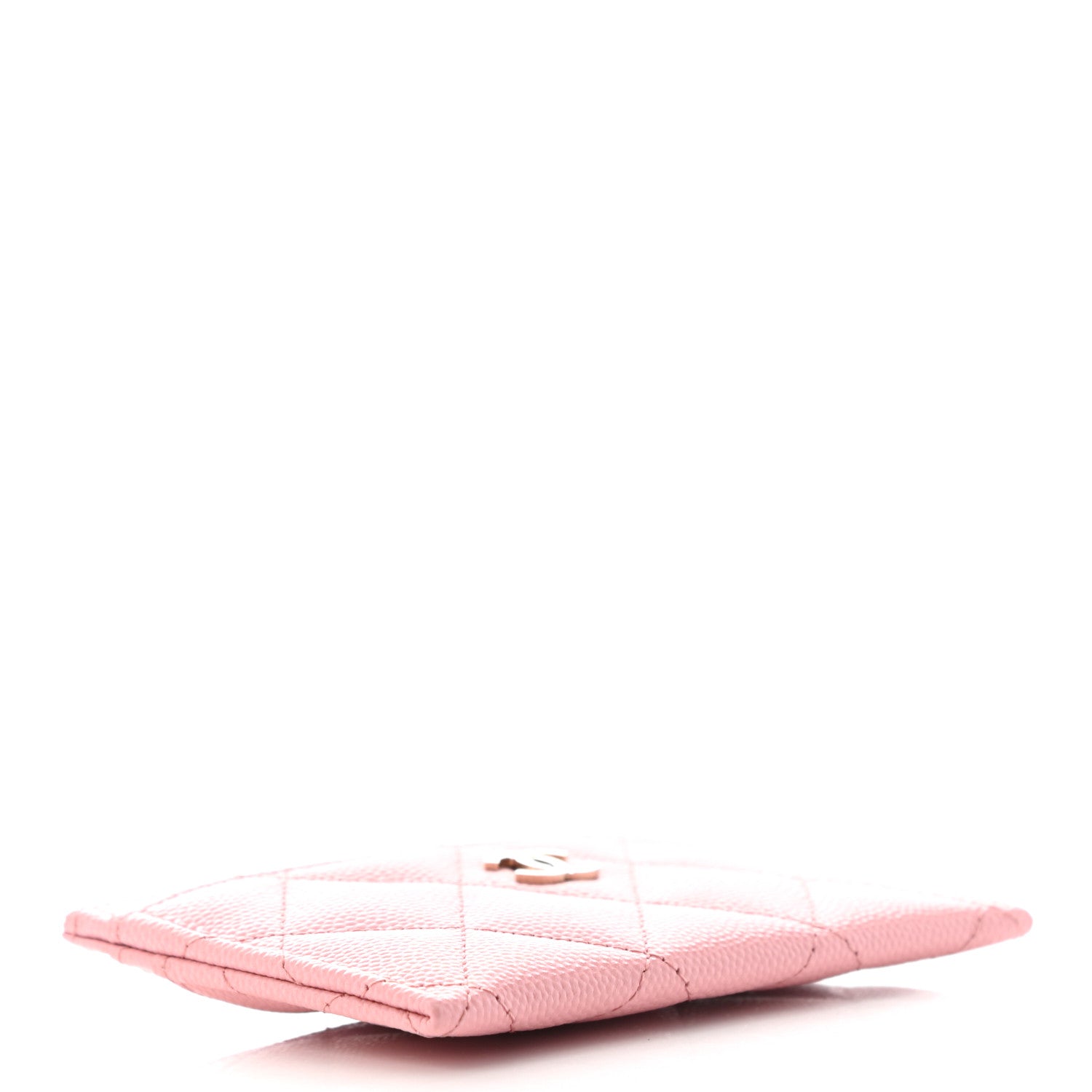 Chanel Caviar Quilted Card Holder Pink 4 of 8