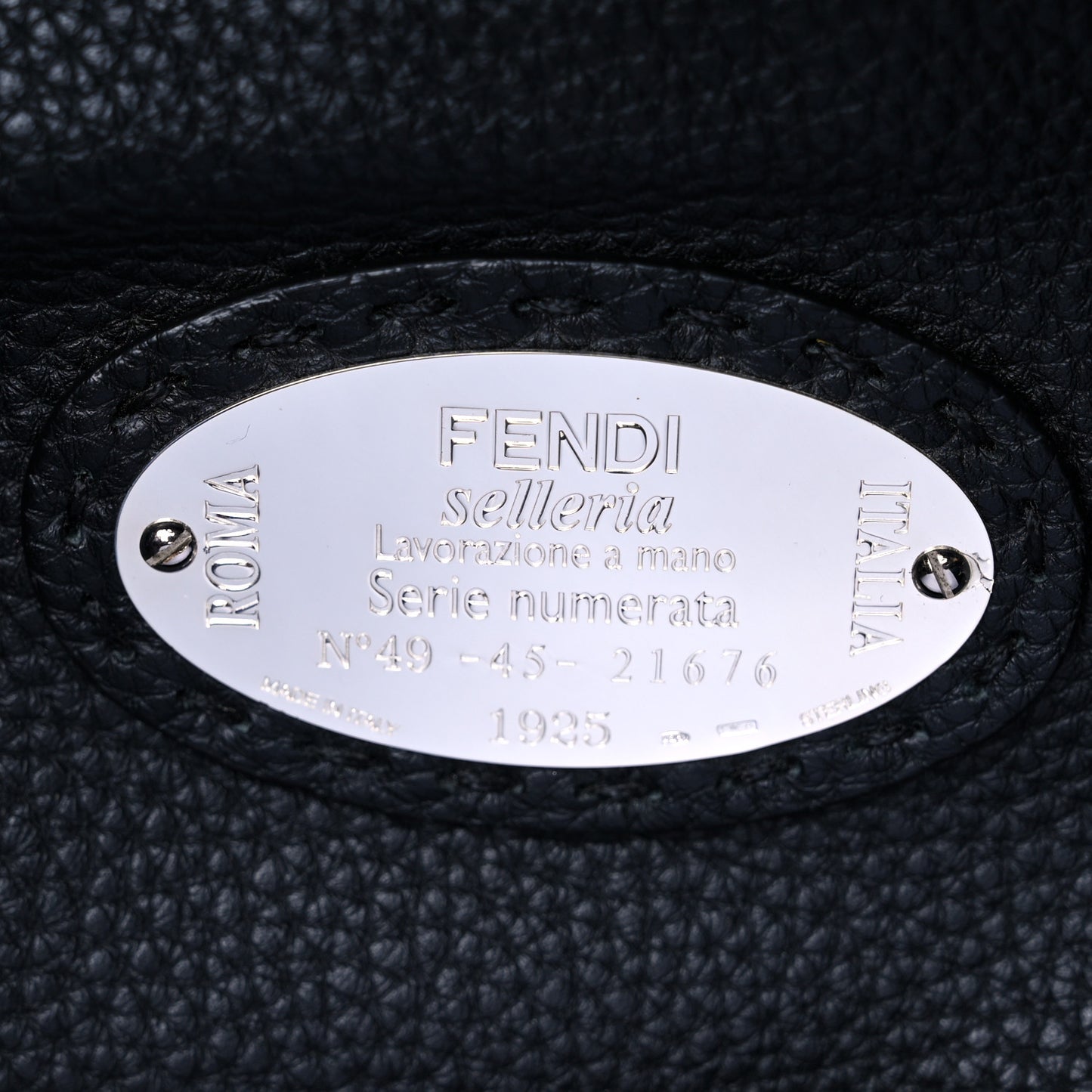 Cuoio Romano Selleria Bi-Color Large Mens Peekaboo Iconic Essential Satchel Lavagna Black