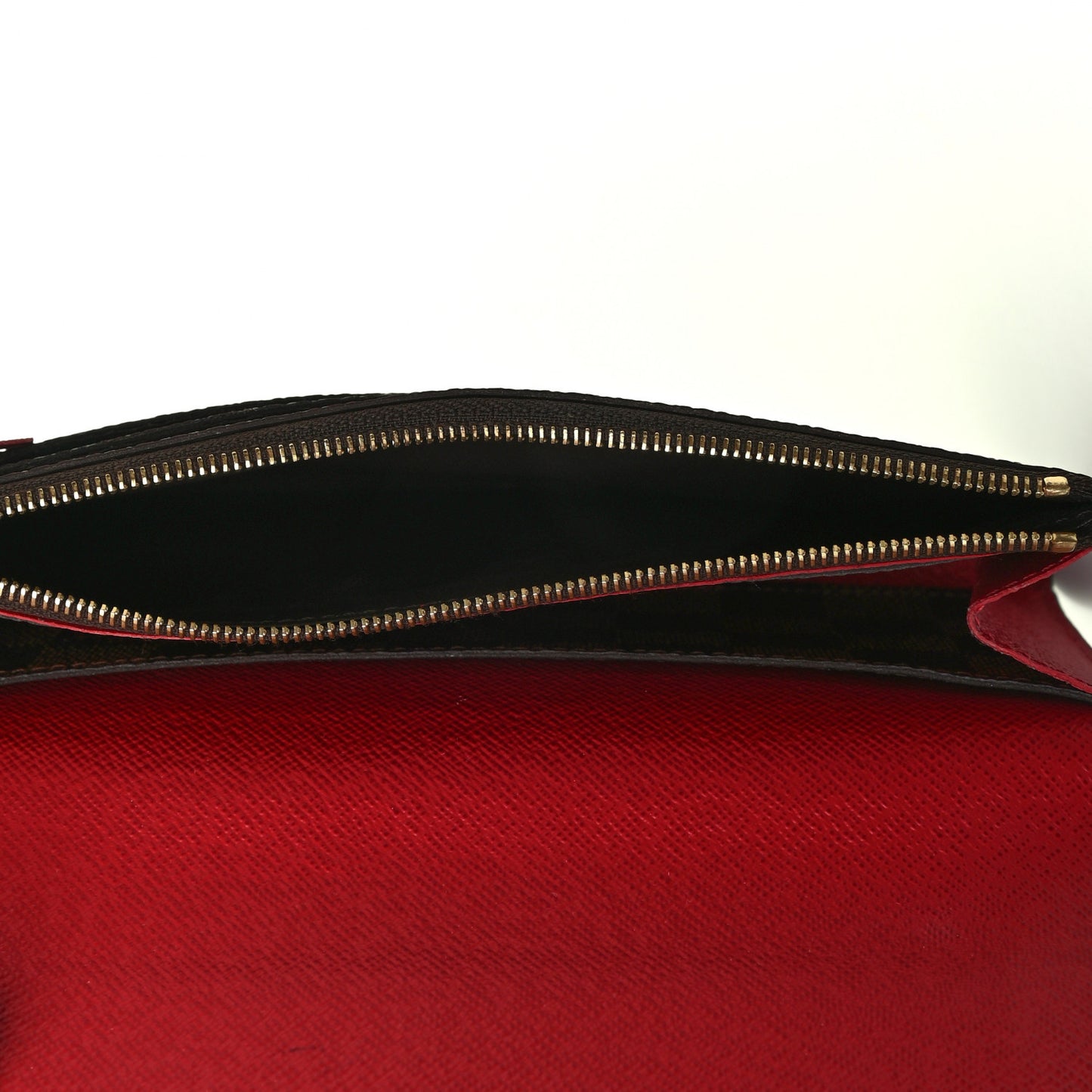 Damier Ebene Emilie Wallet Red