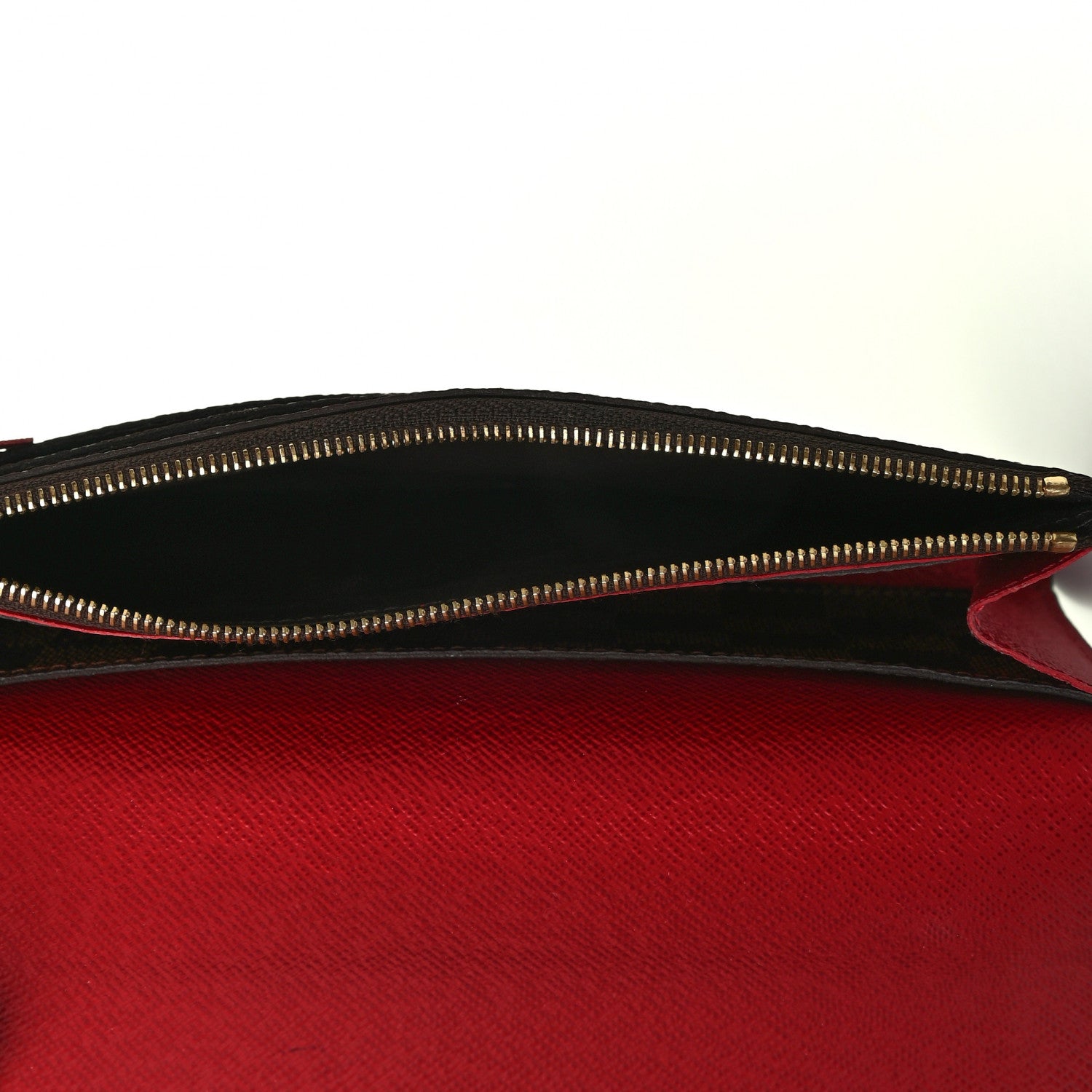 Louis Vuitton Damier Ebene Emilie Wallet Red 4 of 4