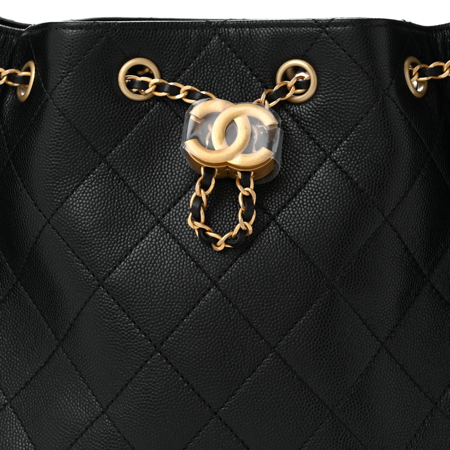 Caviar Quilted Small Chanel 25 Handbag Black
