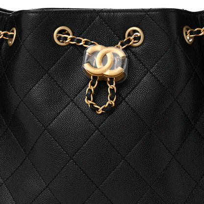 Chanel Caviar Quilted Small Chanel 25 Handbag Black 8 of 11