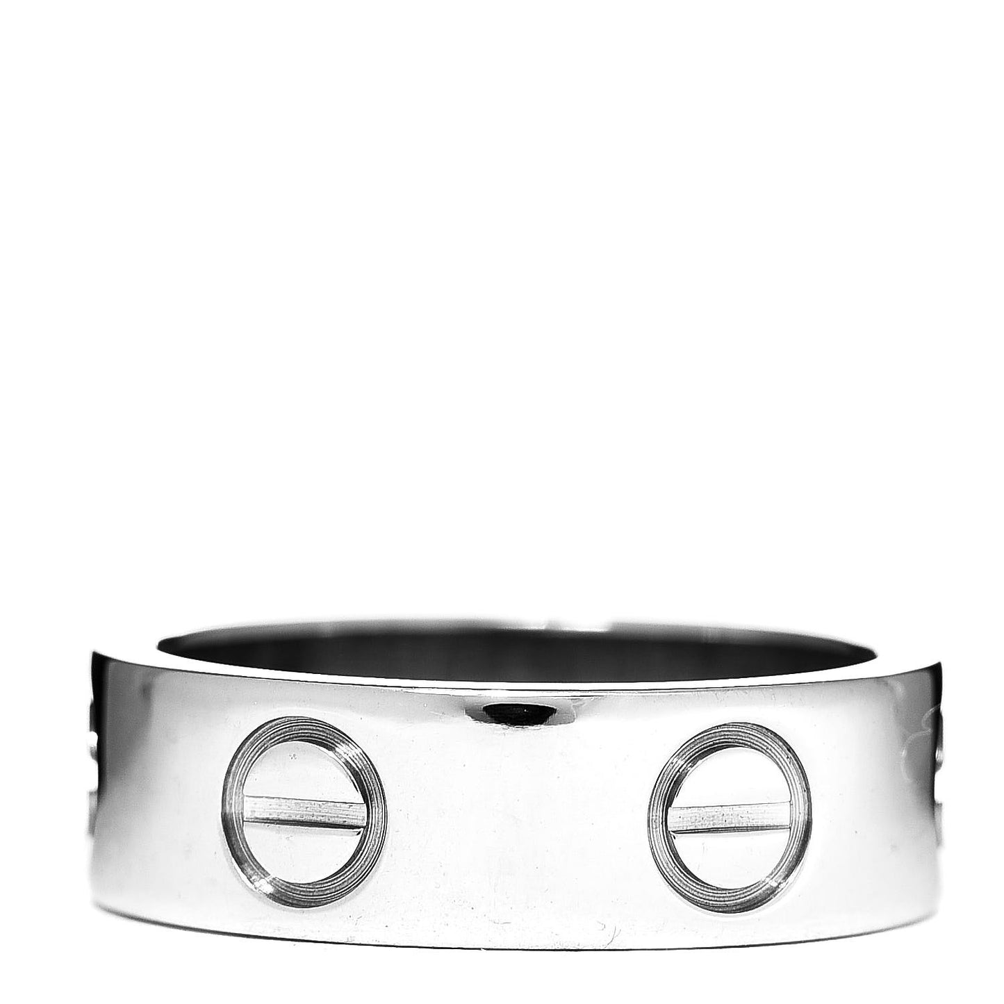 18K White Gold 5.5mm LOVE Ring 48 4.5