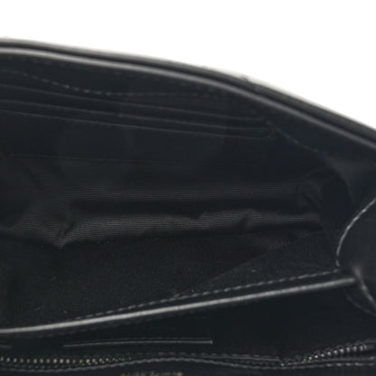 Saint Laurent Calfskin Y Quilted Monogram Monochrome Toy Loulou Crossbody Bag Black 5 of 12