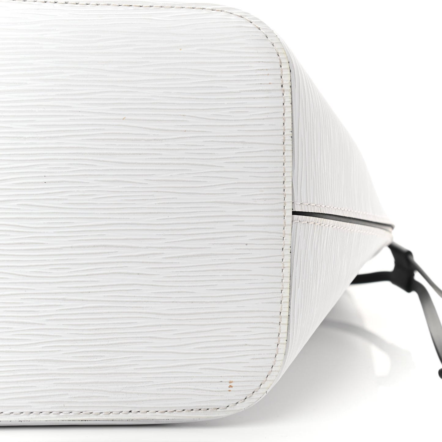 Epi Neverfull MM White Scarlet Black