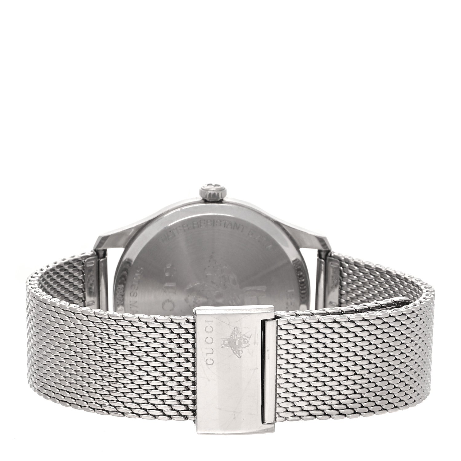 Gucci Stainless Steel Mother of Pearl 36mm G-Timeless Charm Quartz Watch 3 of 4