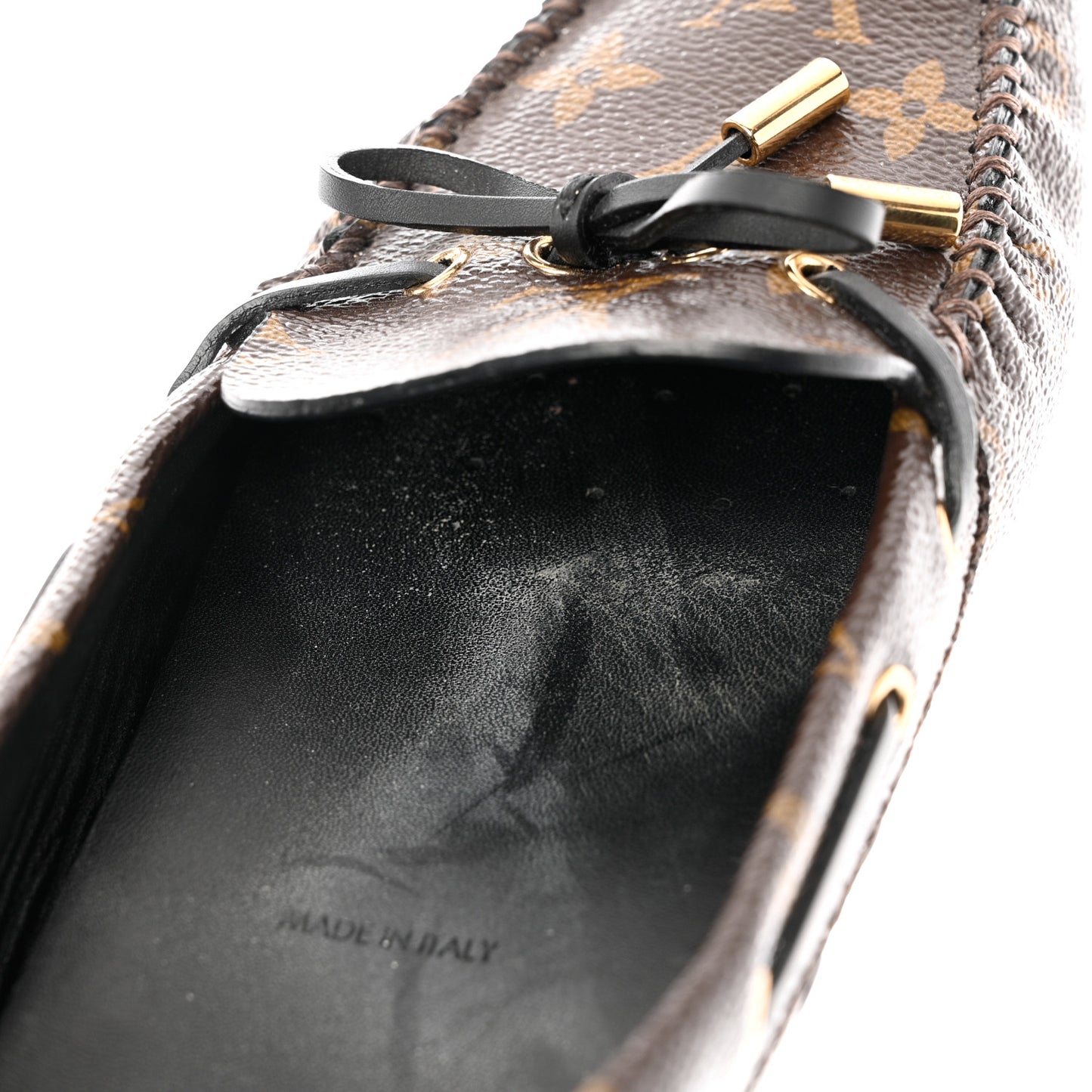 Patent Monogram Gloria Loafers 39.5