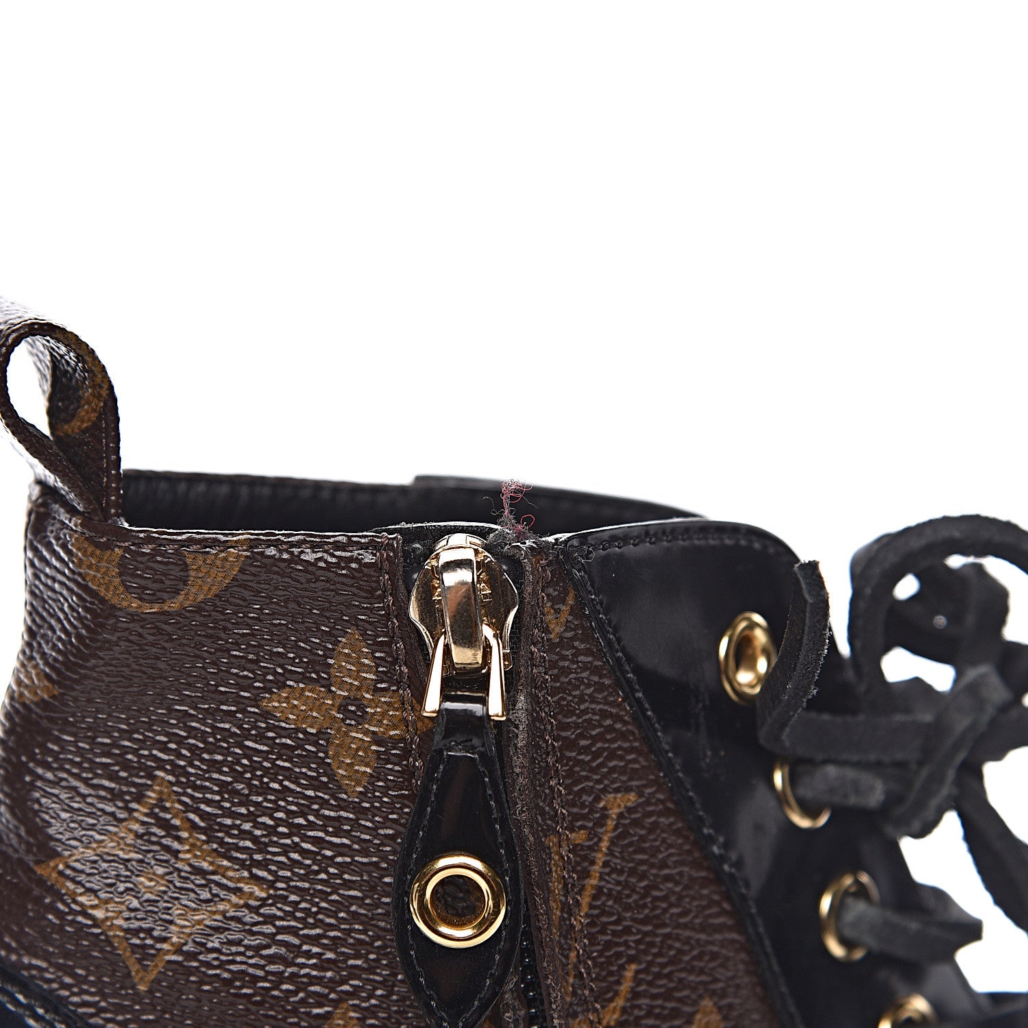 Louis Vuitton Patent Calfskin Monogram Star Trail Ankle Boots 39.5 Black 8 of 11