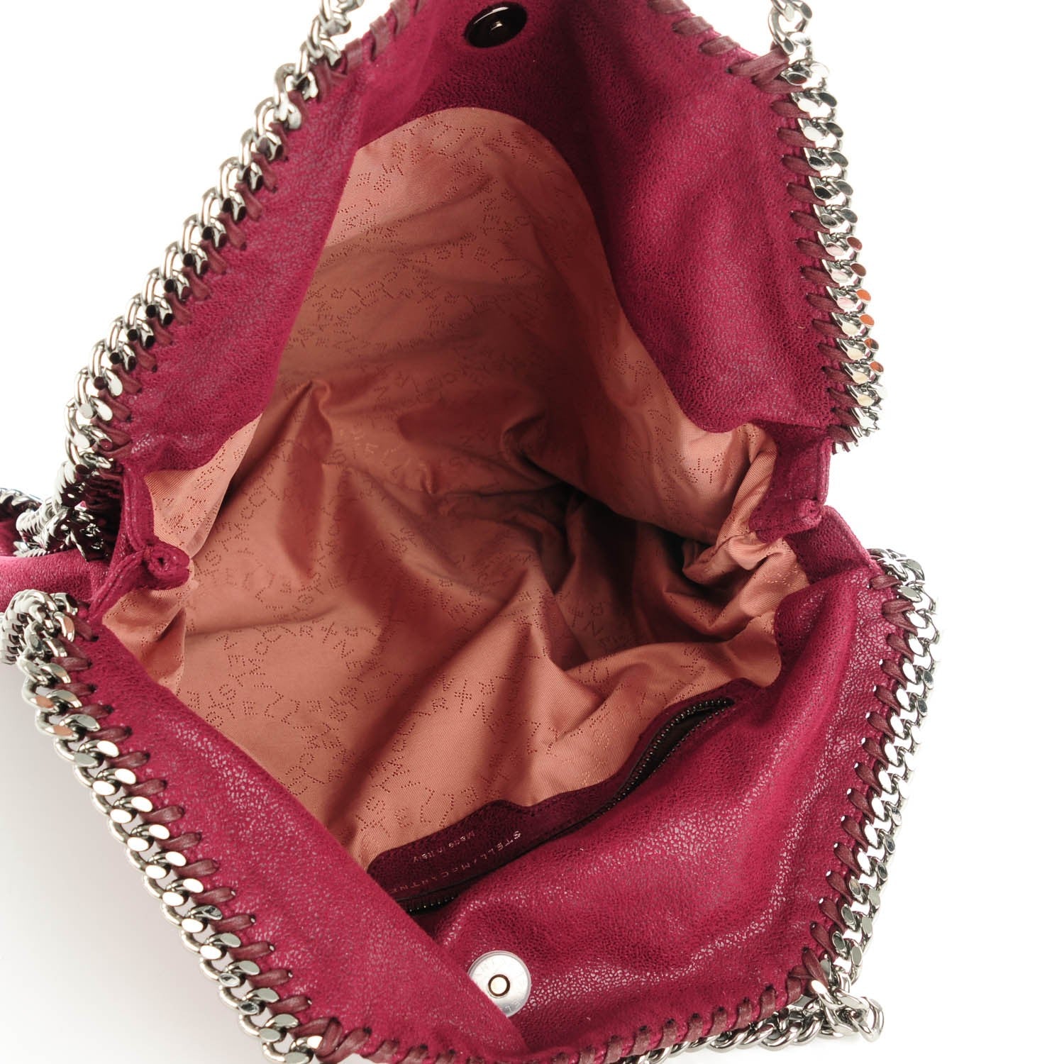 Stella McCartney Shaggy Deer Falabella Fold Over Tote Plum 5 of 8