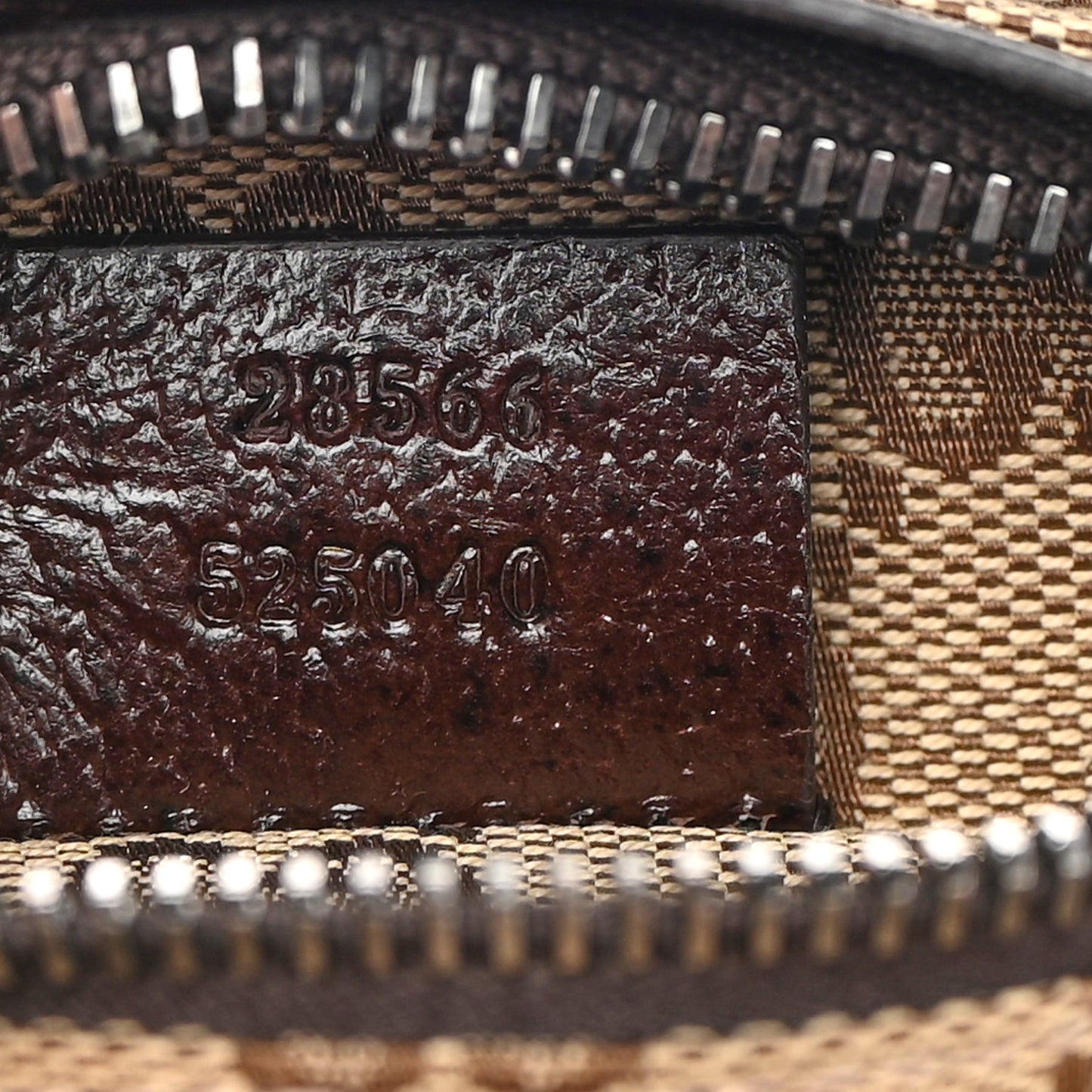 GG Monogram Double Pocket Belt Bag Dark Brown