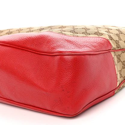 Gucci Monogram Medium Diana Bamboo Shoulder Bag Red 10 of 13