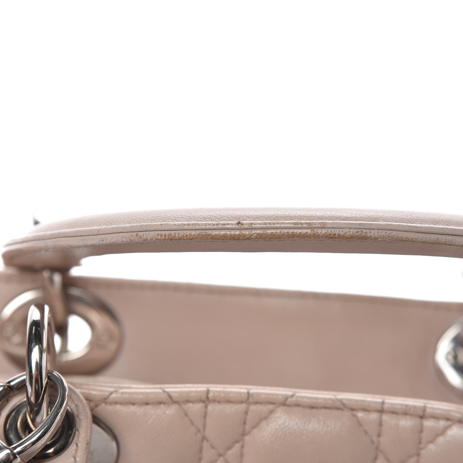 Christian Dior Lambskin Cannage Medium Lady Dior Light Pink 26 of 32