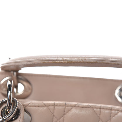 Christian Dior Lambskin Cannage Medium Lady Dior Light Pink 26 of 32