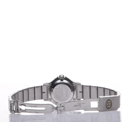 Cartier Stainless Steel 18K Yellow Gold 25mm Santos Octagon Automatic Watch 6 of 8