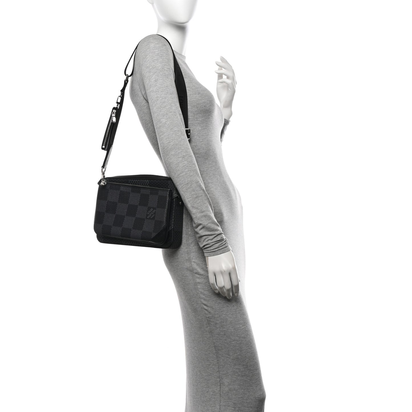 Damier Graphite 3D Trio Messenger