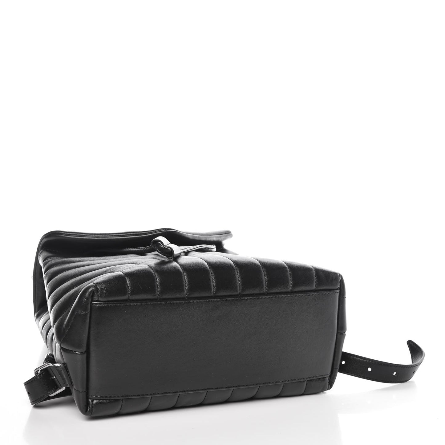 Calfskin Y Quilted Monogram Small Loulou Backpack Black