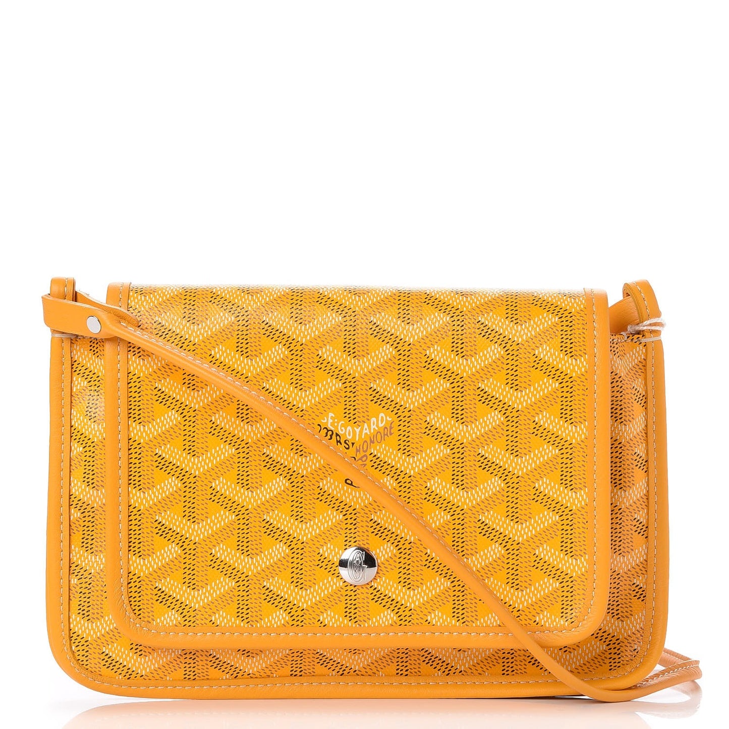 Goyardine Plumet Wallet Clutch Yellow
