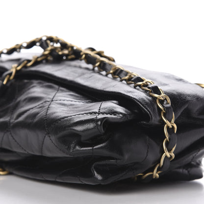 Chanel Calfskin Quilted Baluchon Black 8 of 10
