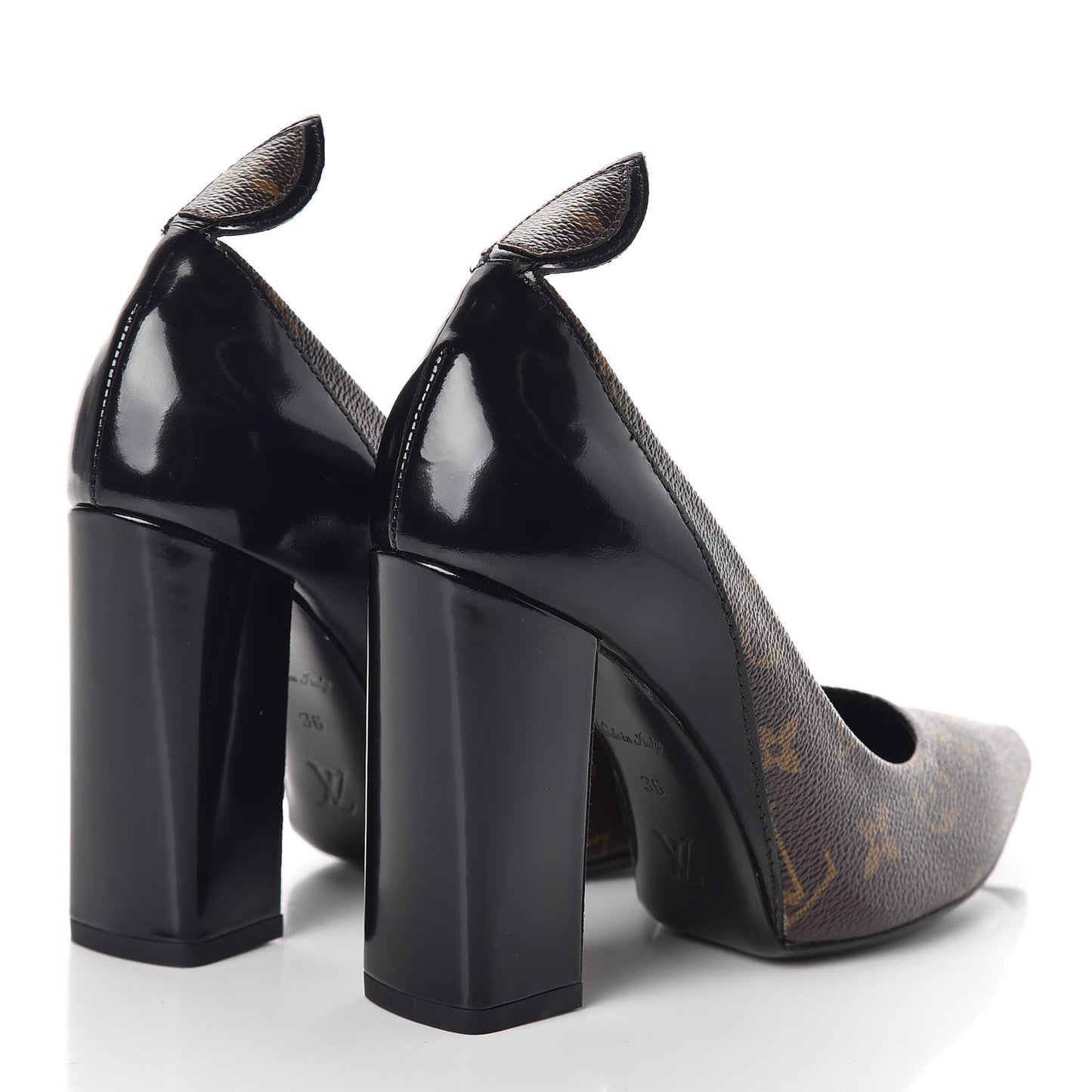 Calfskin Monogram Rodeo Queen Pumps 36