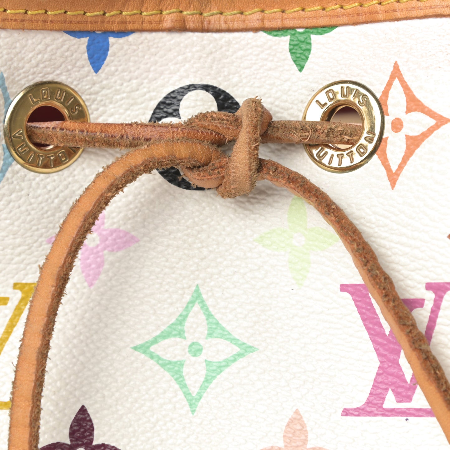 Monogram Multicolor Petit Noe White