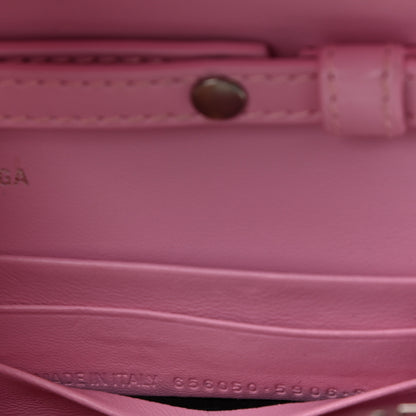 Balenciaga Shiny Box Calfskin Tonal B Hourglass Chain Bag Candy Pink 8 of 11