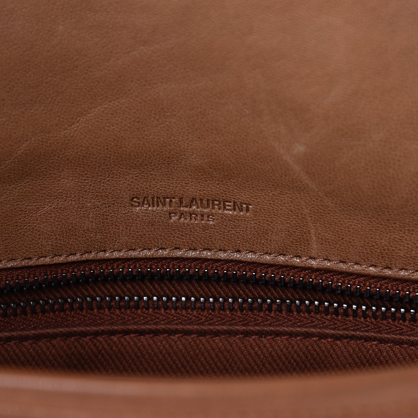 Calfskin Star Studded Monogram Medium Niki Chain Satchel Brown
