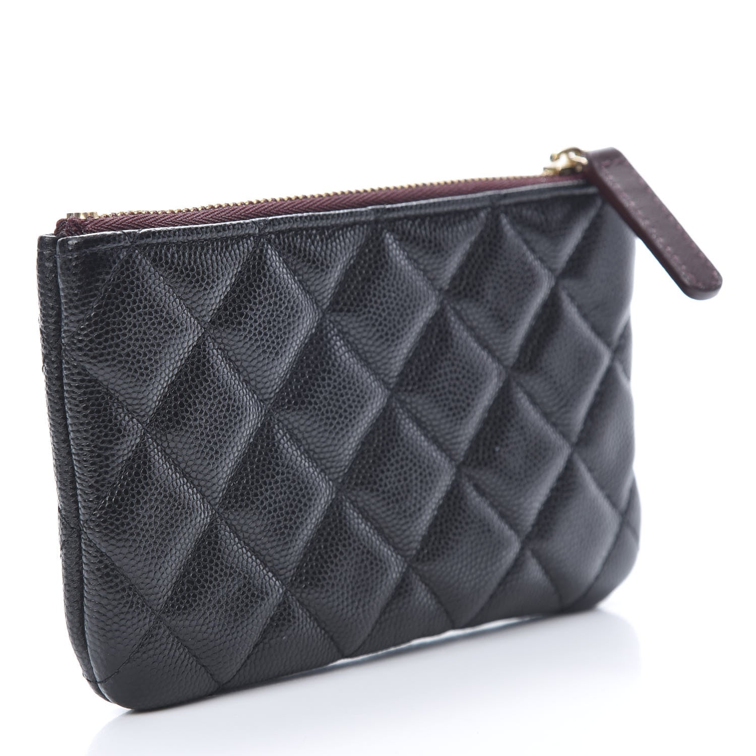 Chanel Caviar Quilted Small Cosmetic Case Black 3 of 8