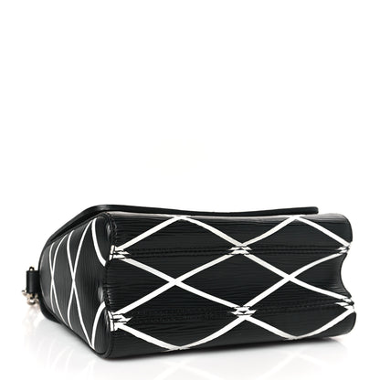 Louis Vuitton Epi Malletage Twist Shoulder Bag PM Black 4 of 9