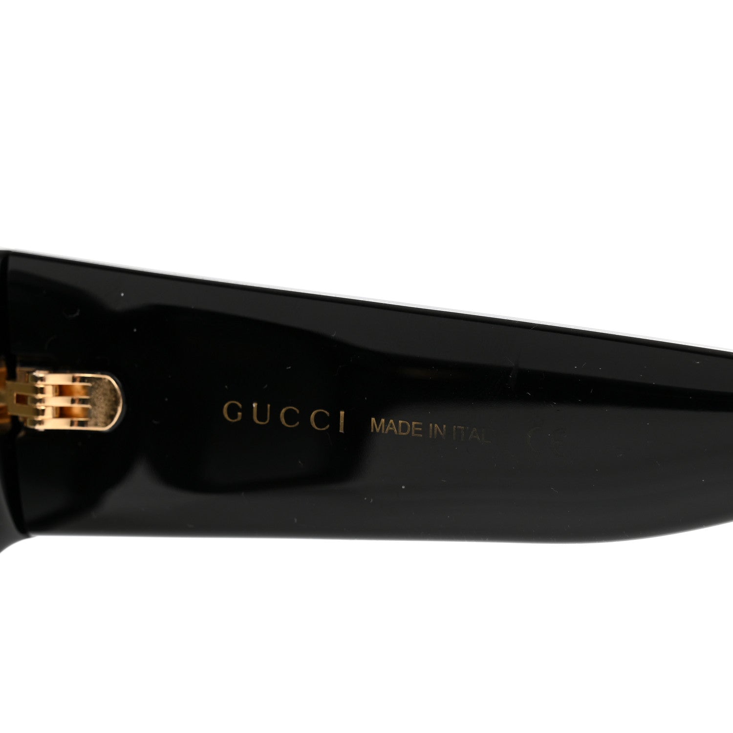 Gucci Acetate Square Frame Sunglasses GG0053S Black 6 of 6