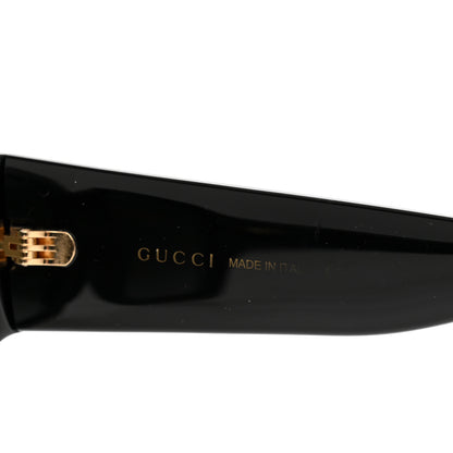 Gucci Acetate Square Frame Sunglasses GG0053S Black 6 of 6