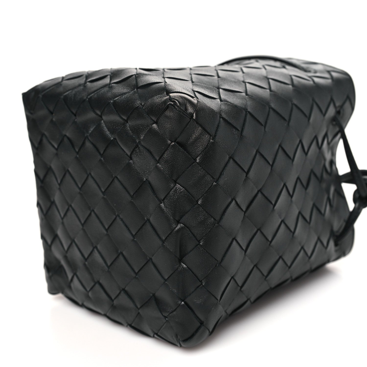 Bottega Veneta Nappa Intrecciato Small Drawstring Bucket Bag Black 9 of 9