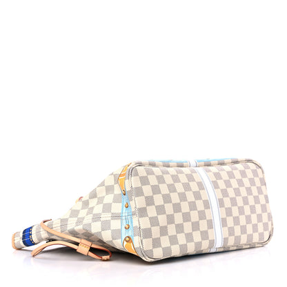 Louis Vuitton Damier Azur Summer Trunks Capri Neverfull MM 5 of 10