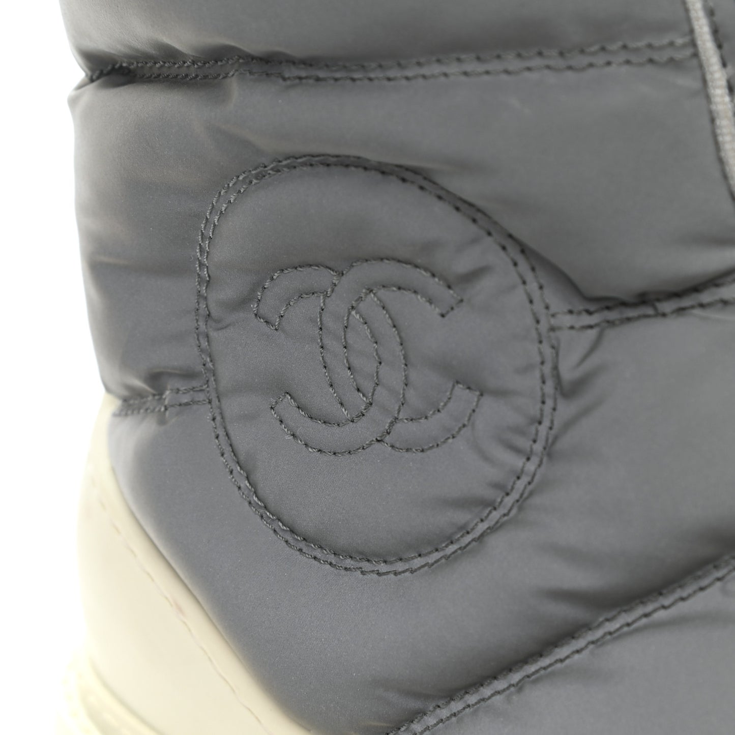 Nylon CC Short Boots 40 Blue White