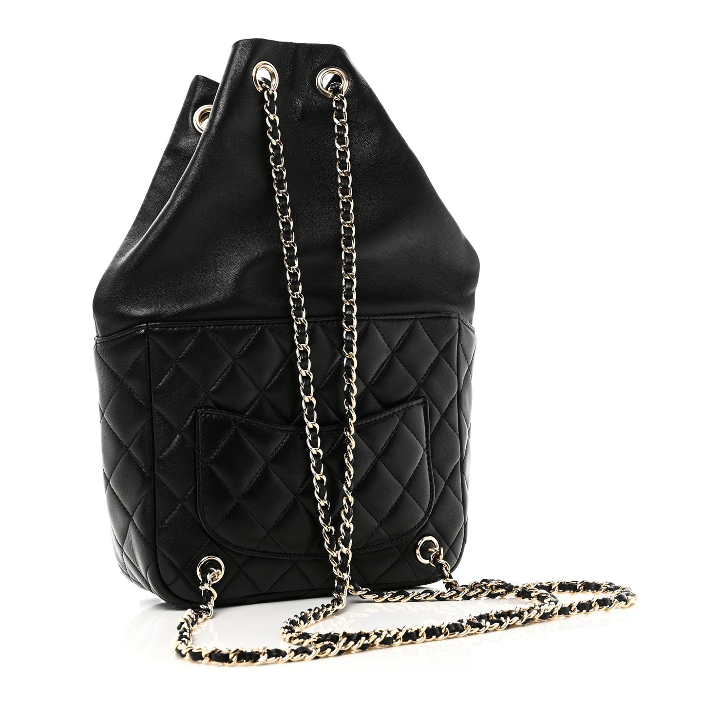 Lambskin Quilted Small In Seoul Backpack Black