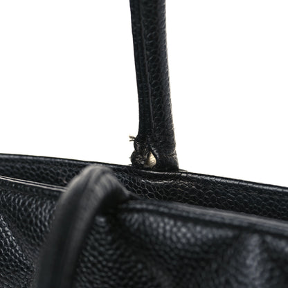 Chanel Caviar Quilted Medallion Tote Black 15 of 15