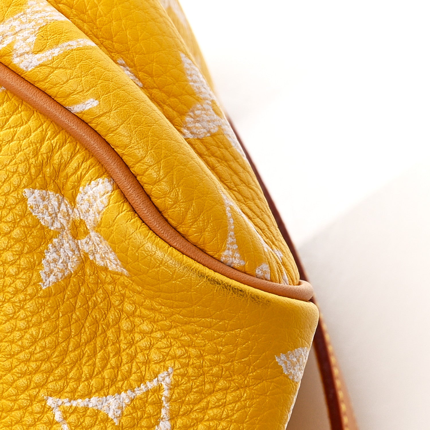 Louis Vuitton Calfskin Monogram Speedy P9 Bandouliere 40 Jaune Mat
